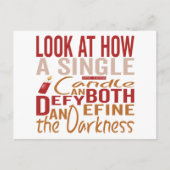 Hanukkah Quotes  案内ポストカード (正面)