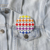 Hanukkah Roundボタン、3Dドレディールのパーソナライズ 缶バッジ (インサイチュ)