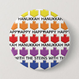 Hanukkah Roundボタン、3Dドレディールのパーソナライズ 缶バッジ