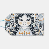 Hanukkah Sameachエレガンスギフトラベル:Touch ギフトタグ (裏面横)