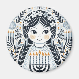 Hanukkah Sameach Brilliance Magnet：あなたを照らす マグネット