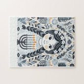 Hanukkah Sameach Glowパズル: Piece Together Festi ジグソーパズル (横)