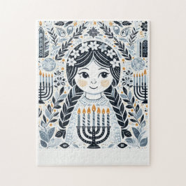Hanukkah Sameach Glowパズル: Piece Together Festi ジグソーパズル