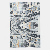 Hanukkah Sameach Glow Kitchen Towels:インフルーズ キッチンタオル (縦)