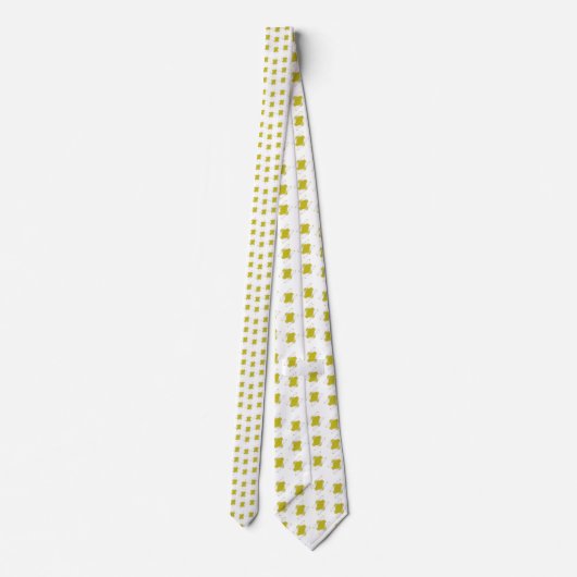 Hanukkah seagull with dreidel and gelt ネクタイ (裏面)