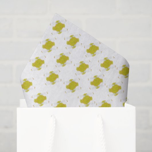 Hanukkah seagull with dreidel and gelt 薄葉紙 (ギフトバッグ)