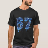 Hanukkah Six Seven 67 Meme Funny Dreidel Menorah S Tシャツ (正面)