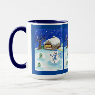 Hanukkah Snowman Mug マグカップ
