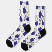 Hanukkah Socks "Game On" ソックス (左)