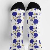 Hanukkah Socks "Game On" ソックス (上部)