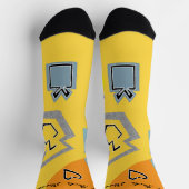 Hanukkah Socks "Hanukkah Fun" ソックス (上部)