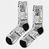 Hanukkah Socks "Hanukkah Says" ソックス (左)