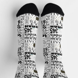Hanukkah Socks "Hanukkah Says" ソックス