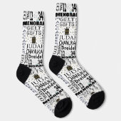 Hanukkah Socks "Hanukkah Says" ソックス (右)
