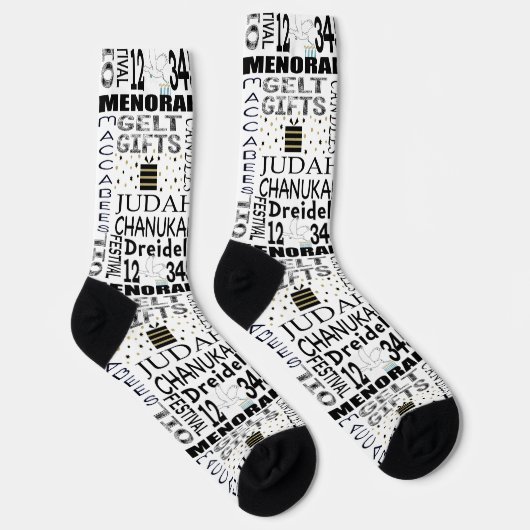 Hanukkah Socks "Hanukkah Says" ソックス (右)