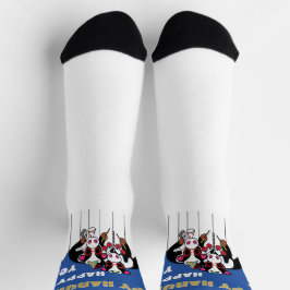 Hanukkah Socks "Happy MOO Year" ソックス