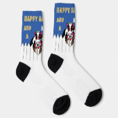 Hanukkah Socks "Happy MOO Year" ソックス (右)