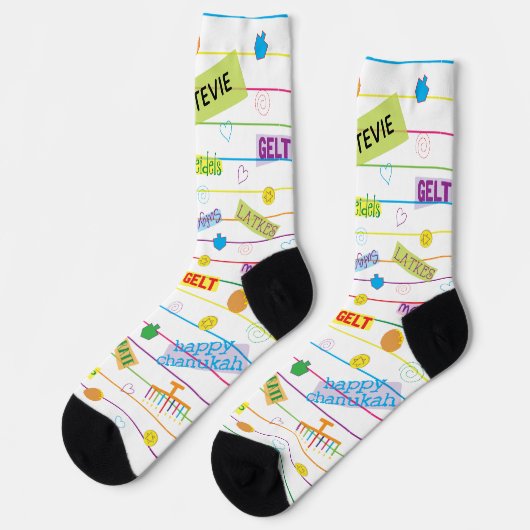 Hanukkah Socks "Party Time" ソックス (左)