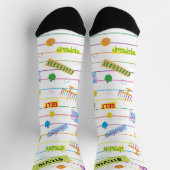 Hanukkah Socks "Party Time" ソックス (上部)