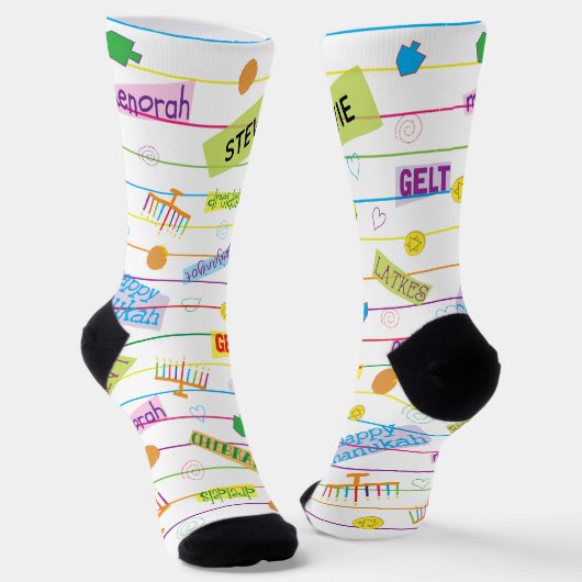 Hanukkah Socks "Party Time" ソックス (傾斜あり)