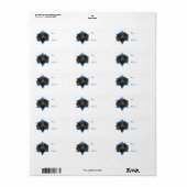 Hanukkah Star of David - Dachshund - Winston ラベル (フルシート)