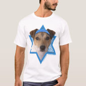 Hanukkah Star of David - Jack Russell Terrier Tシャツ (正面)