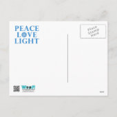 Hanukkah Star of David - Yorkshire Terrier シーズンポストカード (裏面)