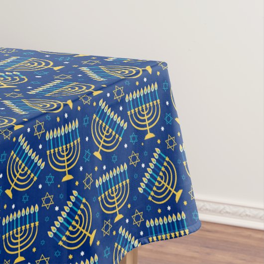 Hanukkah Tablecloths -（ユダヤ教）メノラーアート – Judica テーブルクロス (インサイチュ)