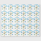 Hanukkuhの記号 ラッピングペーパー (フラット)