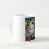 hanumanおよびramaのコップ コーヒーマグカップ (正面左)
