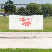 Hanumanのヴィンテージのさし絵 横断幕 (インサイチュ)