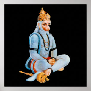 HANUMAN - ANJANEYA -ヒンズー教- BUDDHAISM ポスター