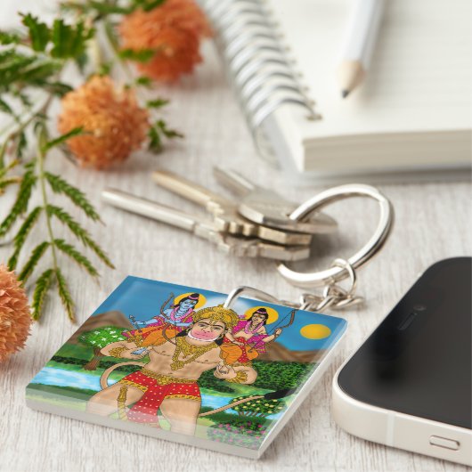 Hanuman Keychain キーホルダー (正面右)