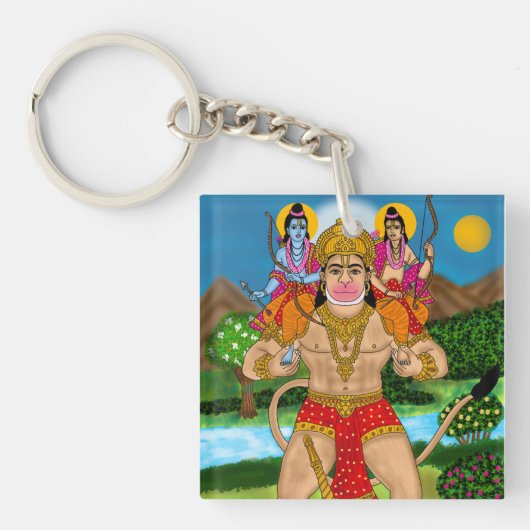 Hanuman Keychain キーホルダー (正面)