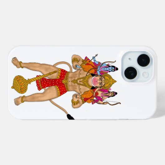 Hanuman Phone Case Case-Mate iPhoneケース (裏面 (横))