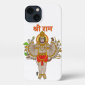 Hanuman Phone Cover iPhoneケース (裏面)