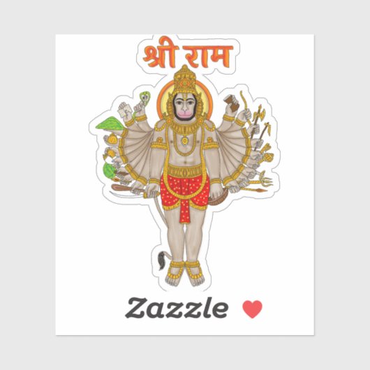 Hanuman Sticker シール (シート)