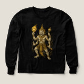 Hanuman Thai Temple T-Shirt – Mythical Warrior Str (デザイン正面)