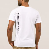 Hanyaのマスクのスケッチ Tシャツ (裏面)