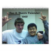 Hao及びCalendar 2007年学部長の カレンダー (カバー)