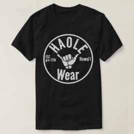 HAOLE衣服EST pre 1778 SHAKA HAWAII - Wht Tシャツ