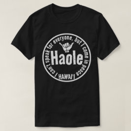 HAOLE - I IN PEACE 来 SHAPA HAWAII WHT Tシャツ