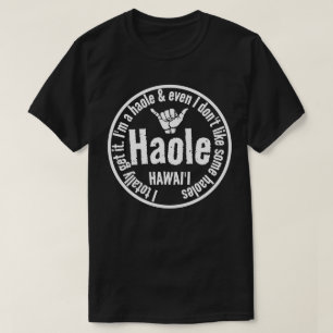HAOLE - SHAKA HAWAII WHTを完全に取得 Tシャツ
