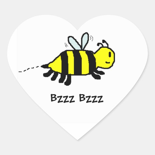 HAPビー誕生日封筒用シール ハートシール (正面)