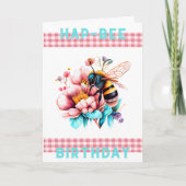 Hap-Bee誕生日 カード (正面)