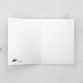 HAP「BEE」誕生日 カード (内部)