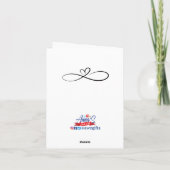 Hap-Pee誕生日おもしろいカード カード (裏面)