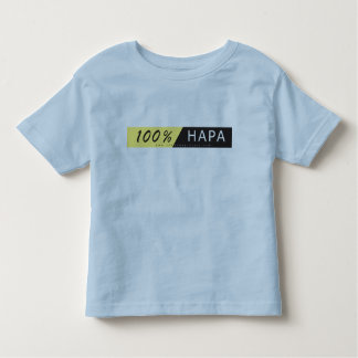 HAPAはTシャツ- 100% HAPA --をからかいます トドラーTシャツ
