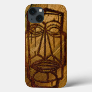 Hapalua TikiハワイのフェイクなKoaの木 iPhone 13ケース