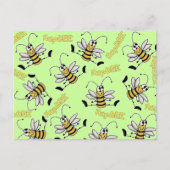 HapBEEビーコラージュ誕生日 ポストカード (正面)